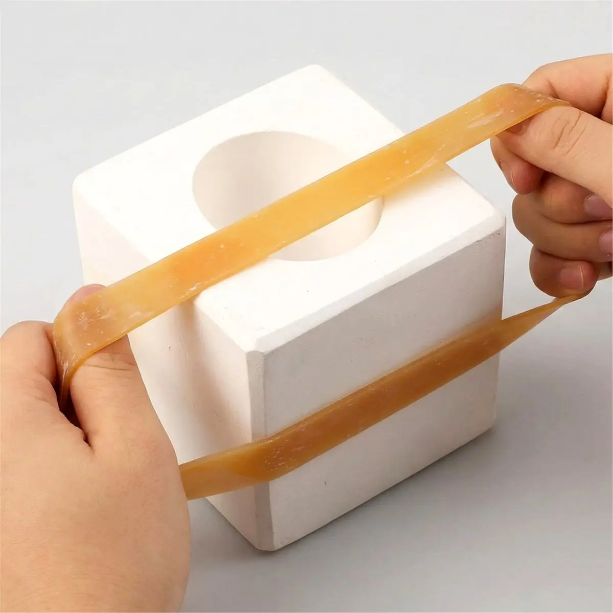 6Pcs Rubber Bands Heavy Duty Thick Elastic Bands Mold Fixed Belt Pottery Mold Strap Binding Plaster Molds Rubberbands