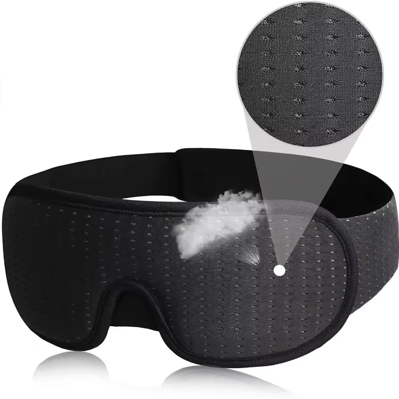 3D Sleeping Mask 100% Blockout Light Sleep Mask For Eye Soft Eye Mask for Travel Eyeshade Night Breathable Blindfold Sleepmasker image 5