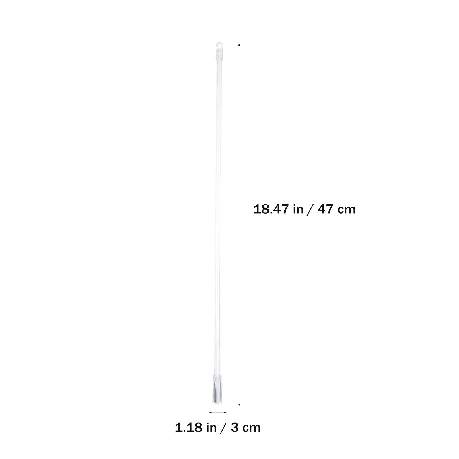 4 Pcs Blinds Pulling Wand Venetian Rod Window 17 Inches Rods Accessories Plastic Wands Tilt Control