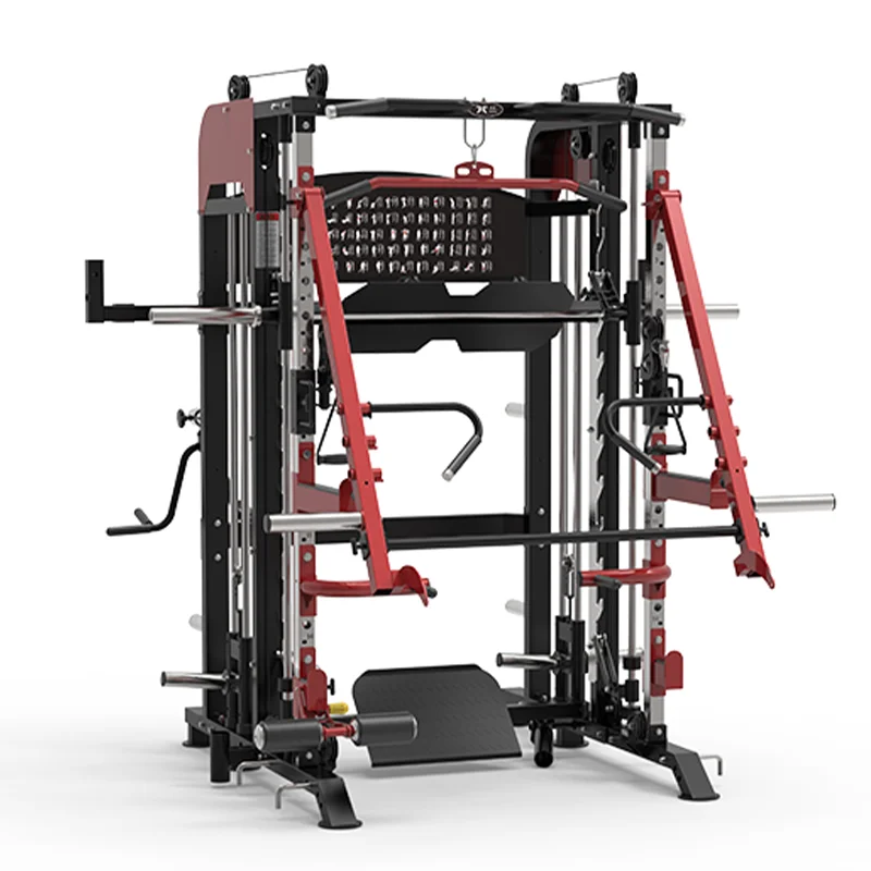 

Commercial Fitness Gym Multi Functional Trainer Smith Machine Half Squat Rack