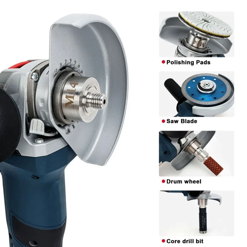 

Upgrade M14- X Lock Adapter For Diamond Core Drill Bit Angle Grinder Cutting Discs Adapter Easy To Install