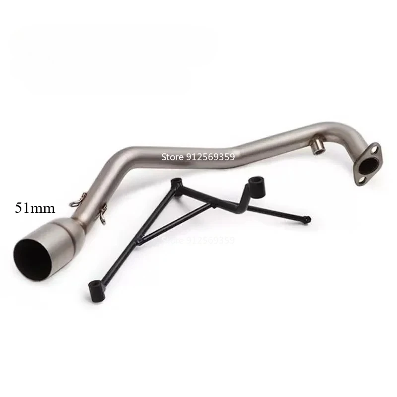 Per tubo di scarico moto per Sym Jet X 125 / 150 / 200 Tubo di scarico anteriore modificato