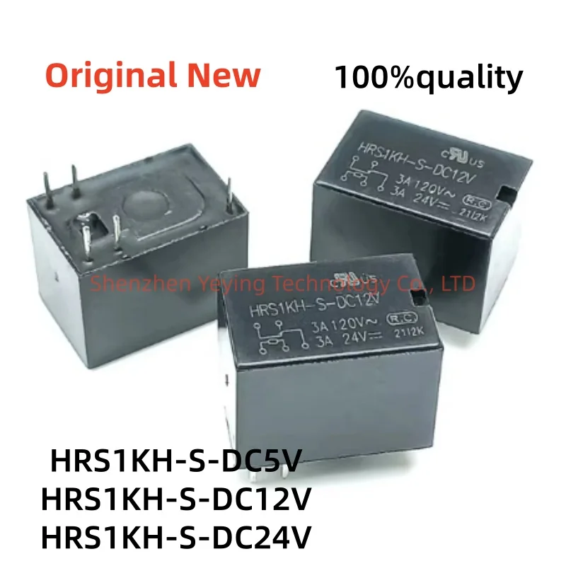 1Pcs/Lot 100% New Hrs1Kh-S-Dc5V Hrs1Kh-S-Dc12V Hrs1Kh-S-Dc24V 5-Pin 3A