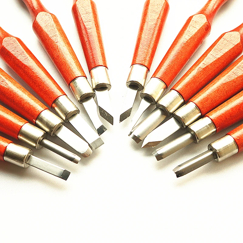 Wood Carving Chisels Knife for Basic Wood Cut DIY Tools and Detailed Woodworking Hand Tools view 6