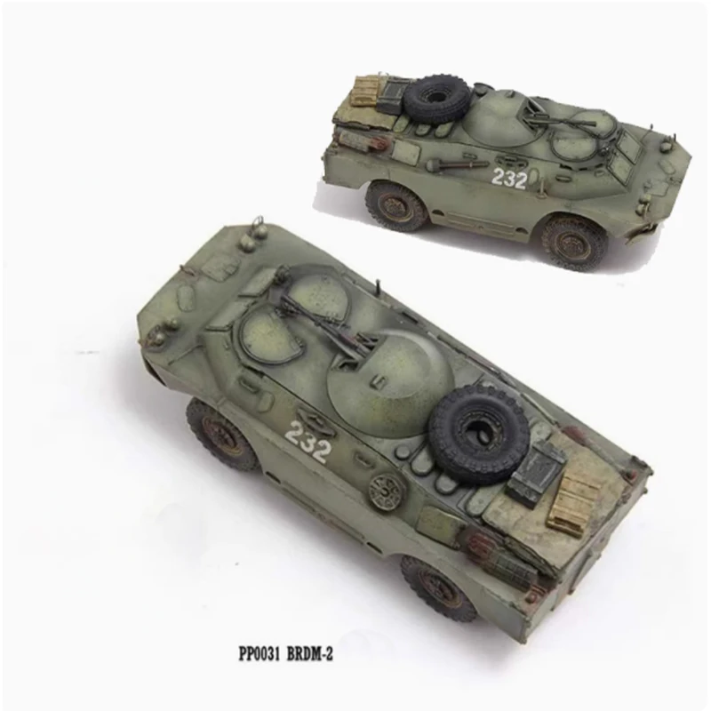 

1/72 Scale Soviet BRDM-2 Wheeled Armored Vehicle BRDM2 Simulation Plastic Tank Model Display Collectible Souvenir Decoration