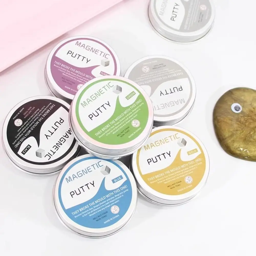 

Магнитная глина из смолы, феррофлюид, цветная магнитная глина, высокоэластичная интерактивная глина, пластилин