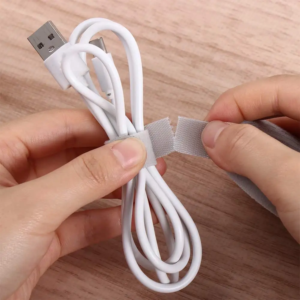 Fastener Home Office Desktop Wire Bundling Cable Fixing Straps Cable Organizer Straps Fastening Cable Ties Cable Fixed Harness