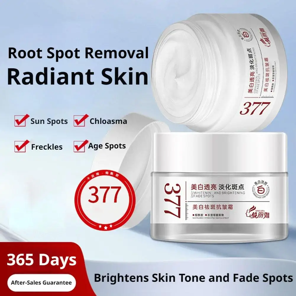 377 Brightening And Freckle Removing Cream Moisturizing Skin, Brightening Skin, Lightening Spots Melanin Anti Wrinkle Face Cream