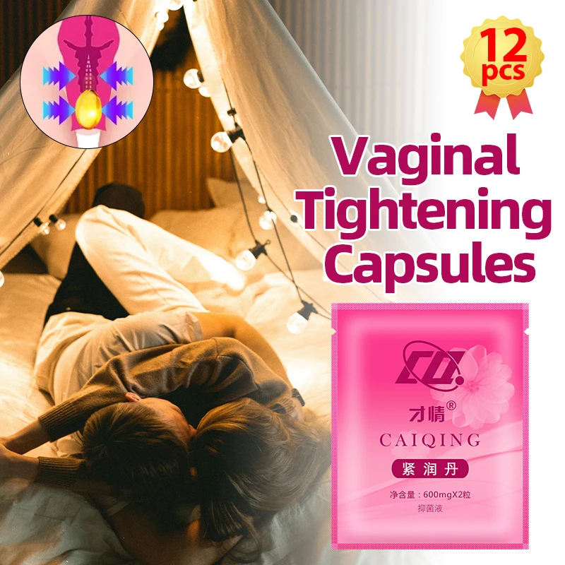 

12pcs Vaginal Tightening Capsules Women Orgasm Gel Climax Tight Oil Female Vagina Shrinking Libido Enhancer Exciter Stimulant