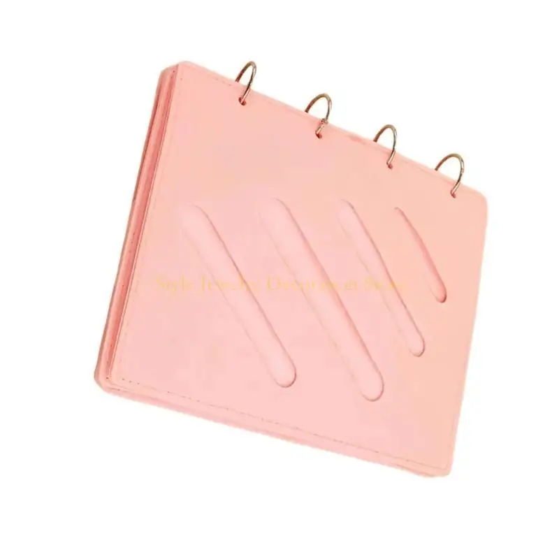 Organizzatori display per accessori per capelli per bambini D46E Organizzatori a clip portatili pieghevoli con texture per
