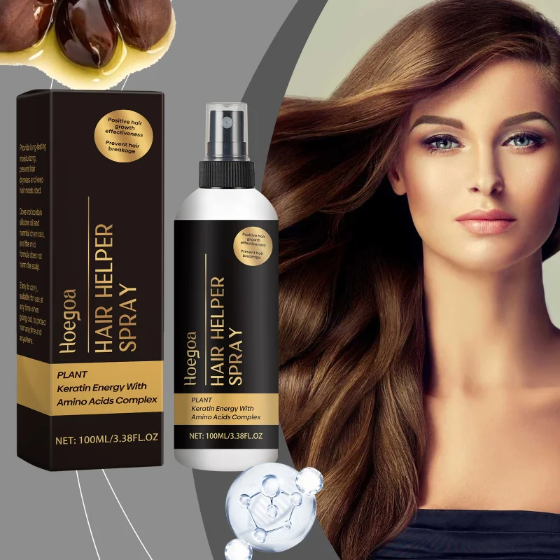 Nourishing Hair Spray - Moisturizing Leave-In Treatment For Dry & Damaged Hair, Helps Strengthen & Protect Hair Structure