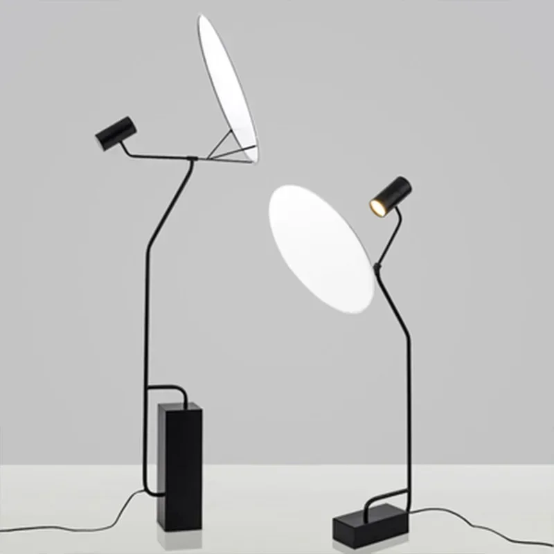 Postmodern, simple, creative, fashion, floor lamp, radar, projection, floor lamp, clubhouse
