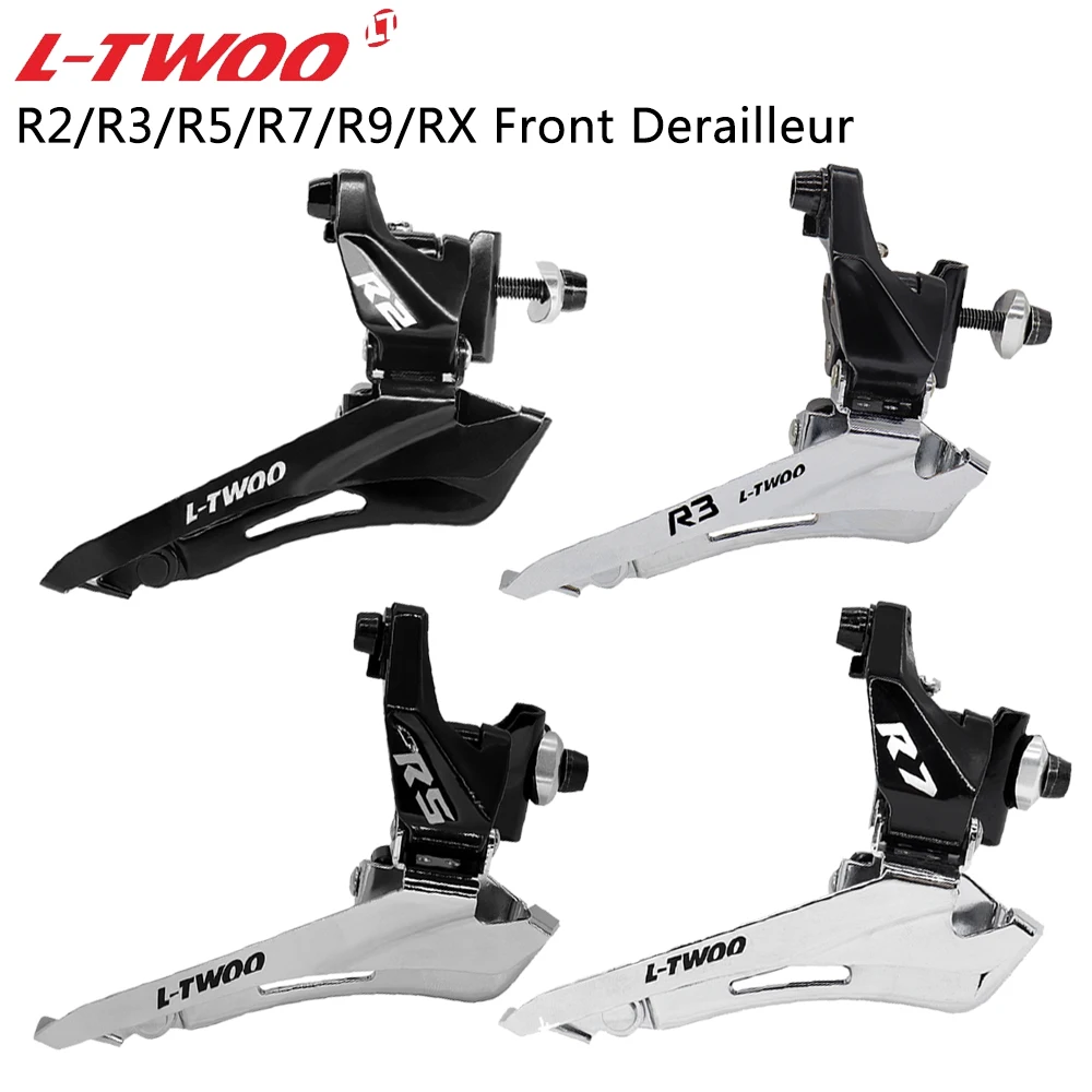 LTWOO R2/R3/R5/R7/R9/RX Front Derailleur 2x7/8/9/10/11/12 Speed Road Bike Clamp Brazed on Aluminum Alloy Derailleurs