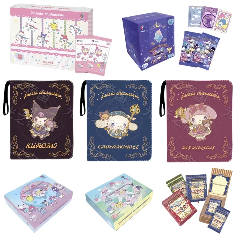 

Sanrio Card Binder Photocard Pu Zipper Photo Album Carte Holder 400pcs/900pcs Kids Toys Collection Folder Letters Cards' Hobbies