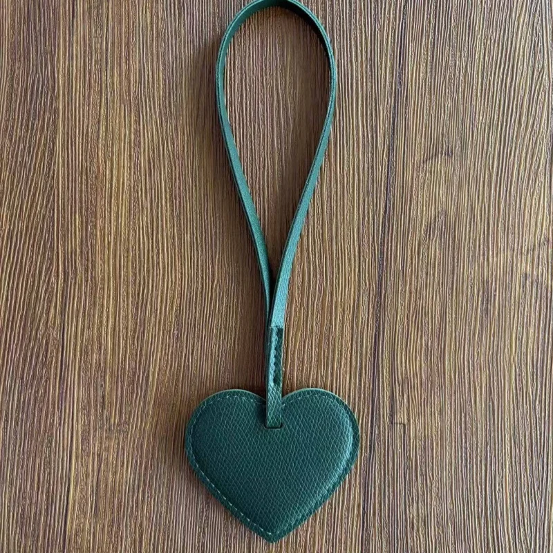 Customized Name Heart-shaped Pu Leather Single-Shoulder Bag Hanging Decoration Crossbody Bag Pendant Ornament Valentine Gift