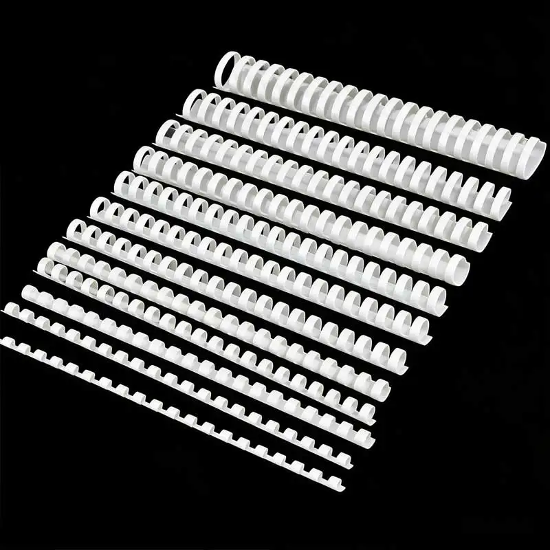 50pcs-lot-a4-21-hole-high-capacity-rubber-comb-ring-aprons-plastic-book-file-loose-leaf-binding-strip-22-51mm-200-450-sheets
