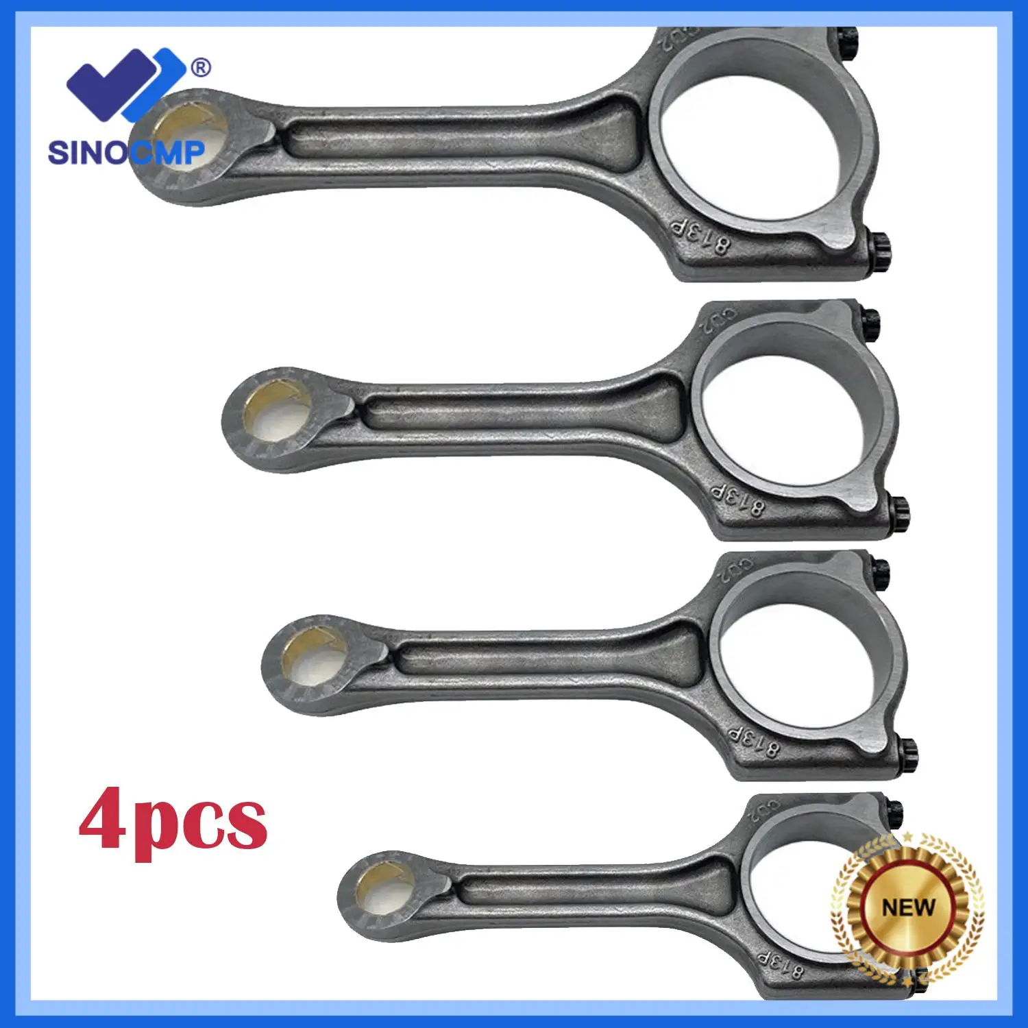 4pcs 11247621254 Engine Connecting Rods For Mini Cooper R55 R56 R57 R60 R61 1.6L N12 N16 Car Accessories