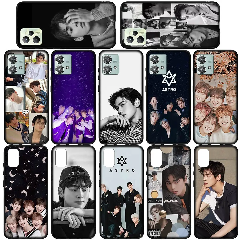 Cha EunWoo Lee Dong min Eun Woo Silicone Coque Phone Cover for Xiaomi Redmi Note 10 12 Pro 10A 10C 12C 10X 10S 8T C Soft Case