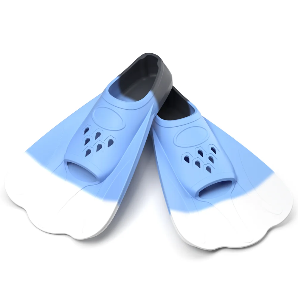 Silikon-Schwimmflossen Tauchflossen Komfortable Schwimmflossen zum Norkeln und Badeübungen Unisex mit Netzbeutel Reisegröße – Detail 11