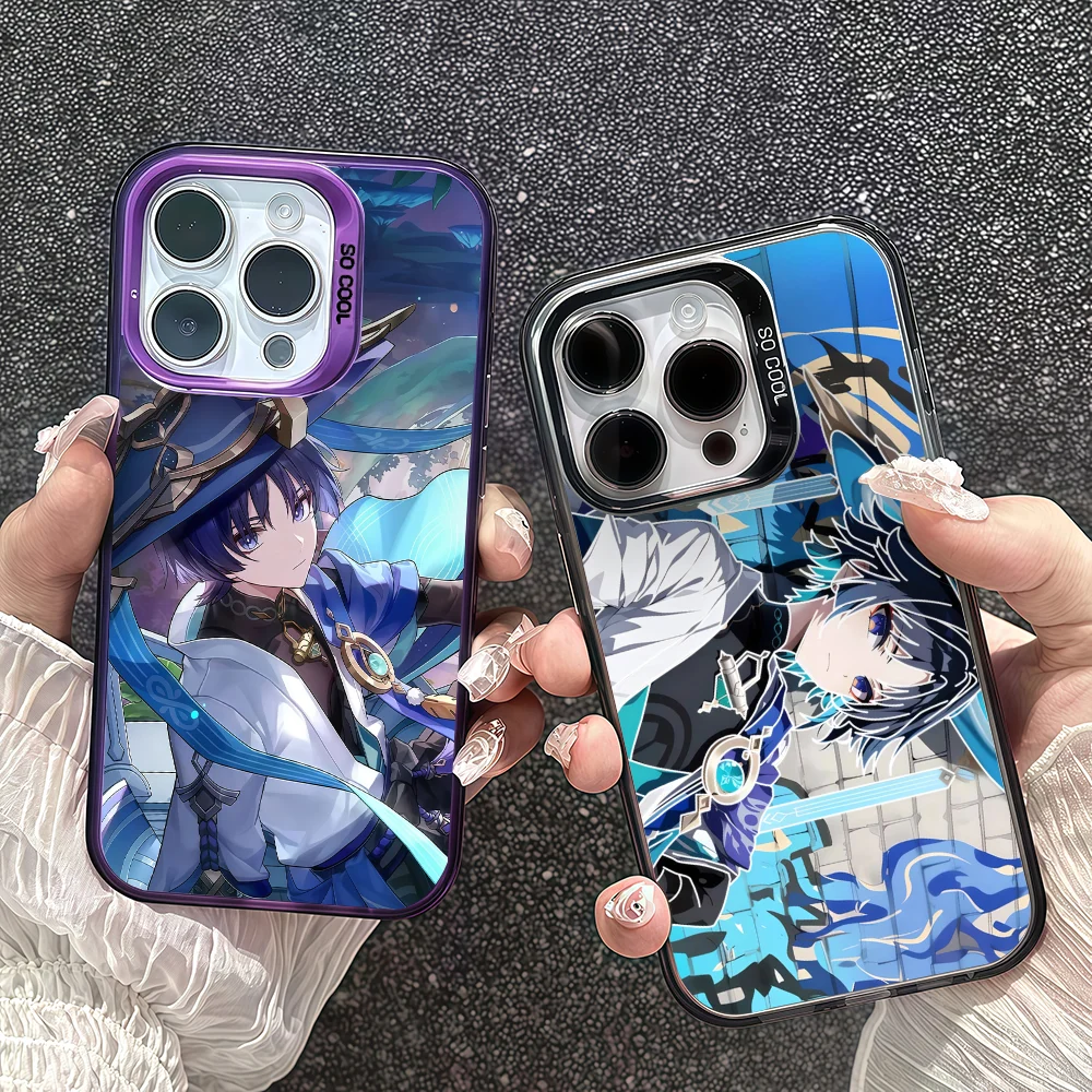 Game Genshin Impact Wanderer Phone Case For Samsung For Samsung S25 S24 S23 A07 A17 A06 Ultra FE Plus Protective IMD Color Cover