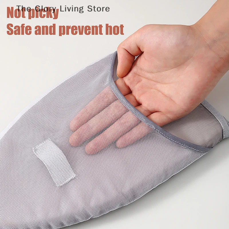 Heat Protective Waterproof Mitten for Garment Steamer, Mini Ironing Board with Finger Loop Glove