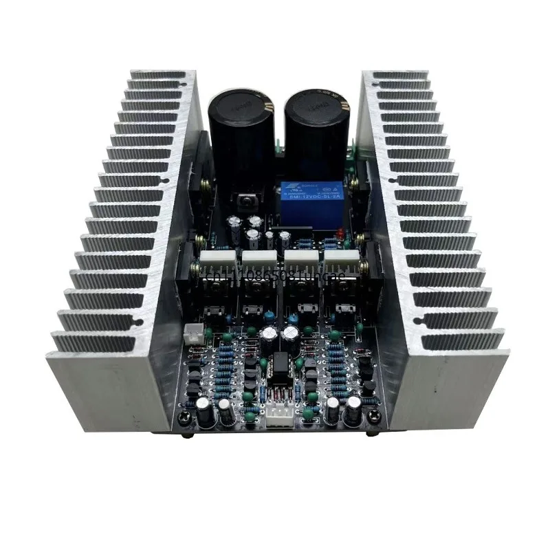 

Высокомощная Hi-Fi плата усилителя мощности, на полупроводниковых парах транзисторов ON Semiconductor, готовая двухканальная плата чистого конечного усилителя Toshiba 5200