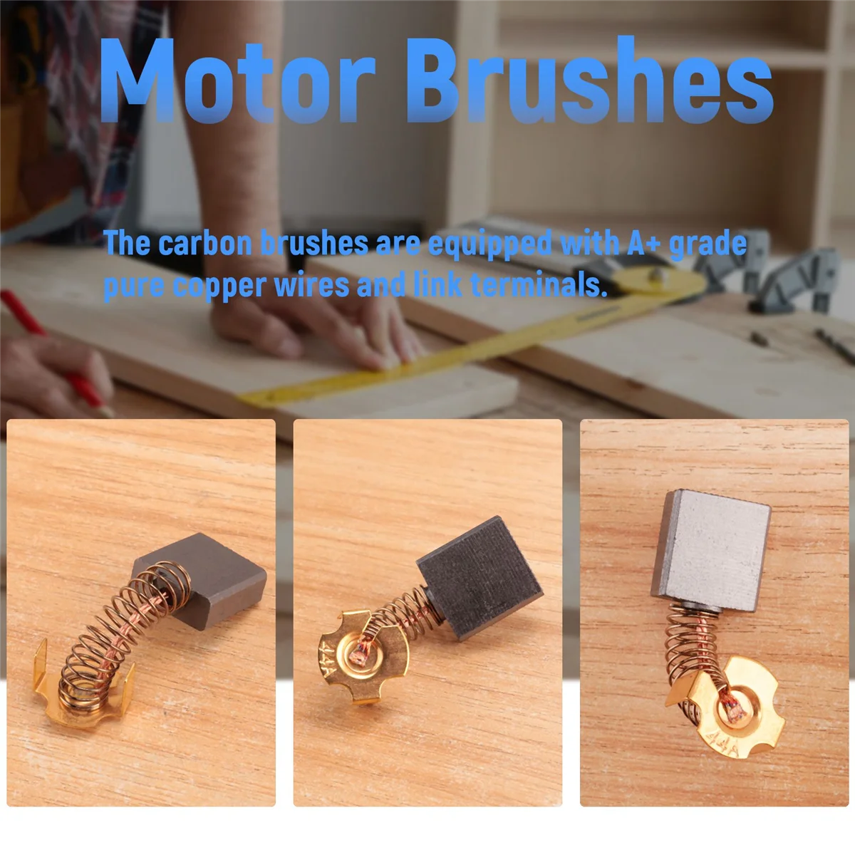 Щетки с угольным двигателем RYOST, совместимые с торцовочной пилой Dewalt D24000/DW713, раздвижной настольной пилой, запасная часть для электроинструмента