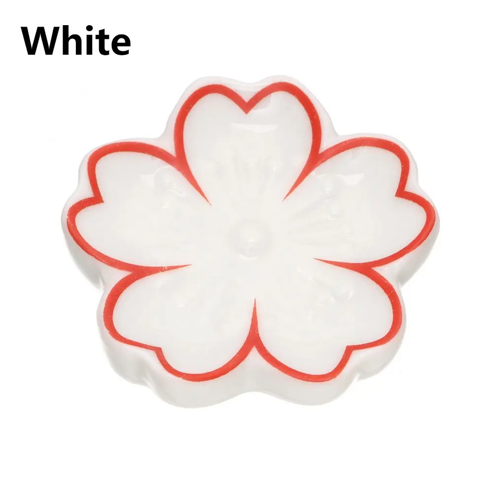 Cute Tableware Kitchen Colorful Sakura Blossoms Chopsticks Holder Ceramic