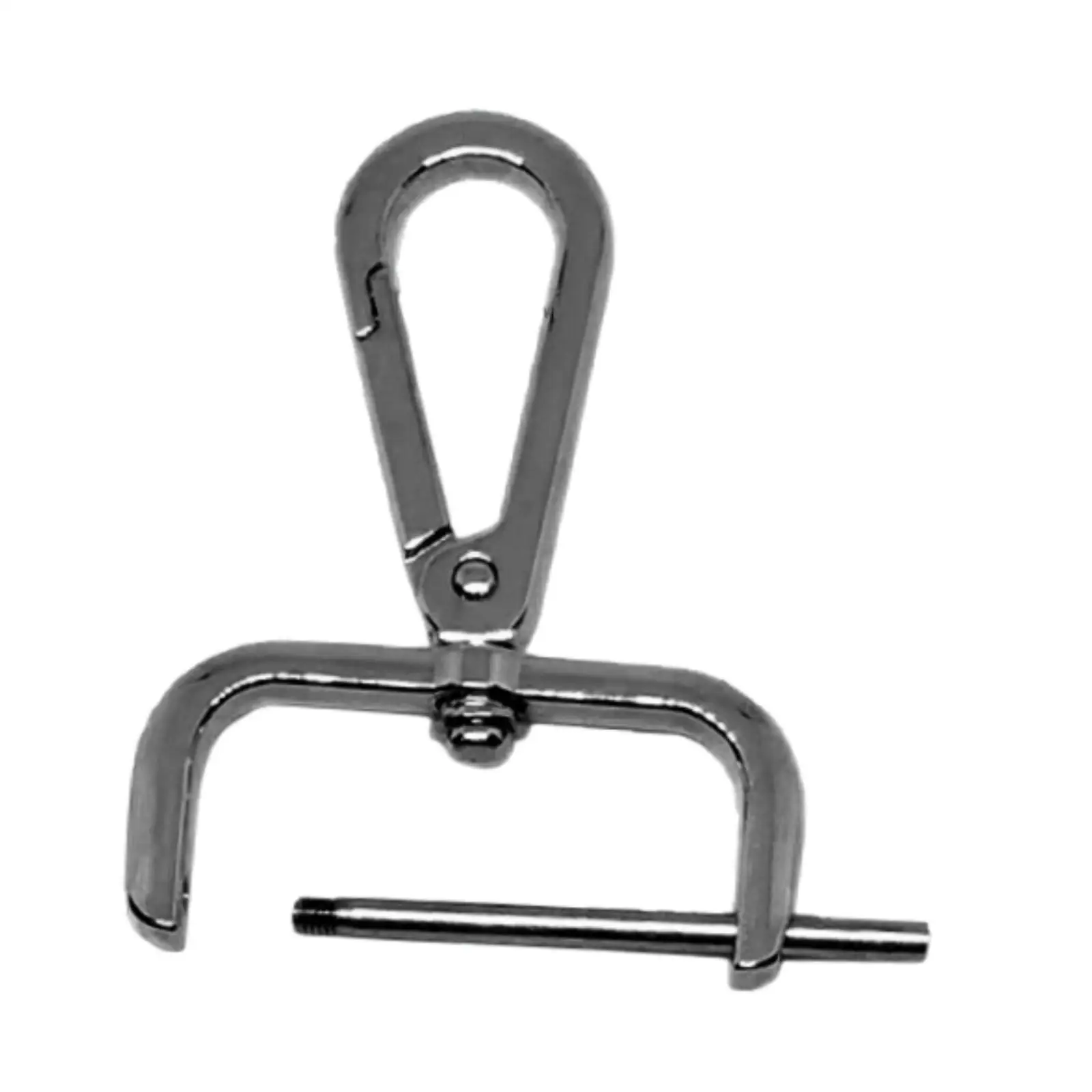 

Detachable Snap Hook Swivel Clasp,Zinc Alloy Portable Stylish Backpack Buckle