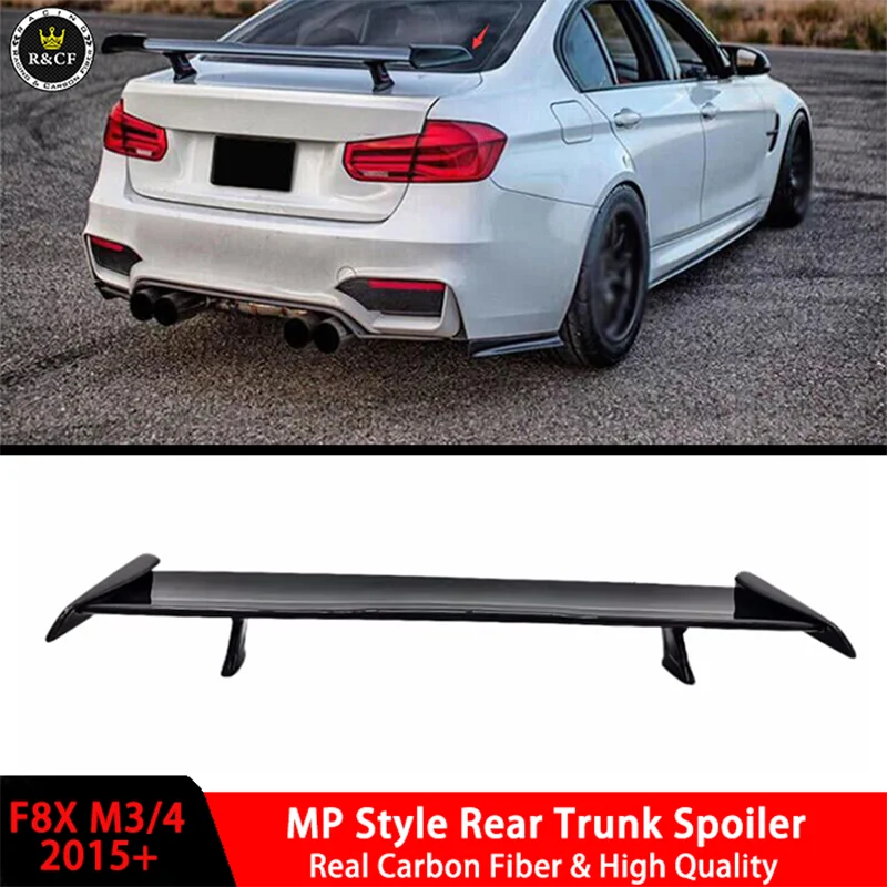 For BMW F80 M3 F82 F87 M2 M235i MP style carbon fiber rear GT WING 2017 18 19