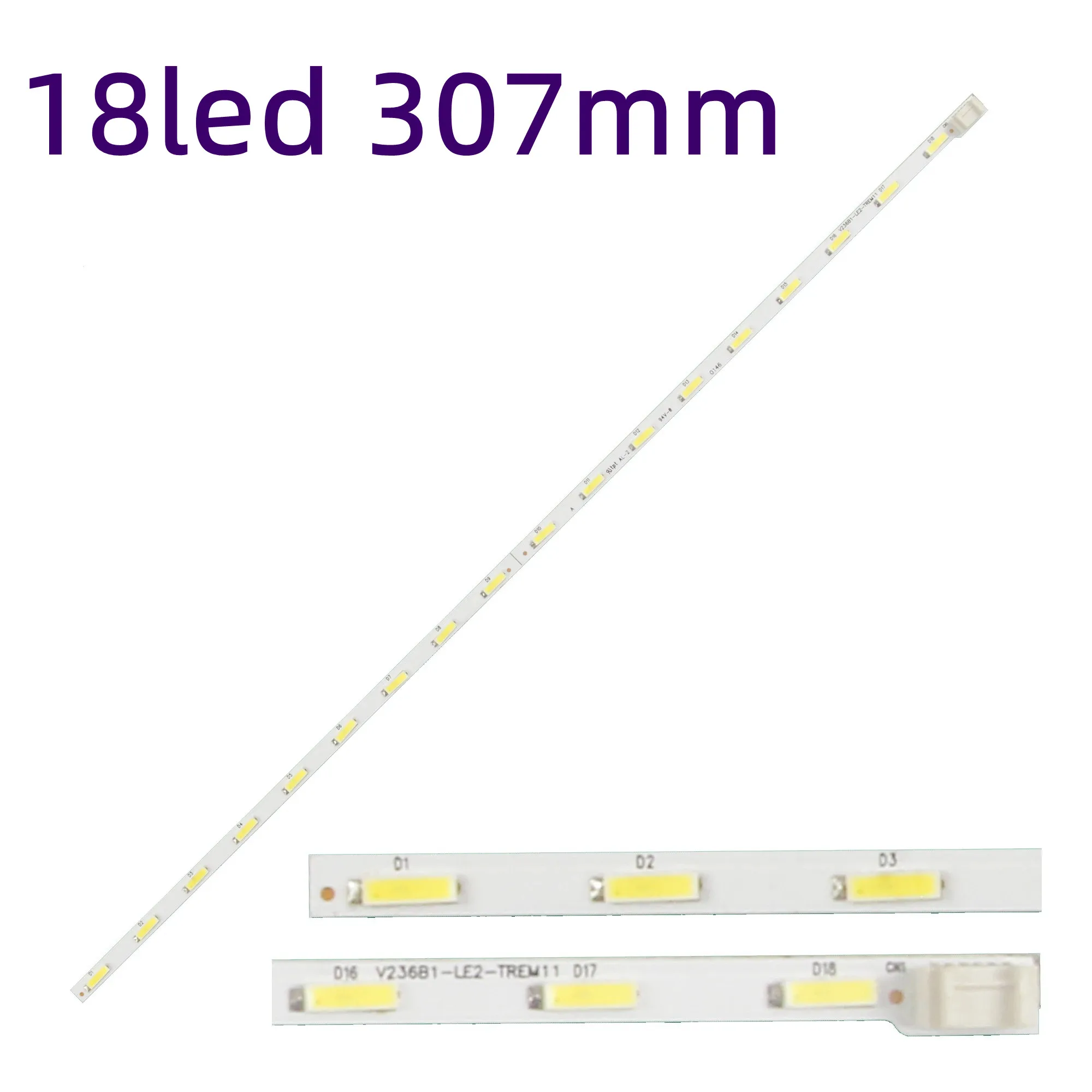 LED Strip For  TV 6202b0005S301 24LH451U 24LH450U V236BJ1-LE2 24LB450U 24LB457U 6202B0005S300 V236B1-LE2 UN24H4500