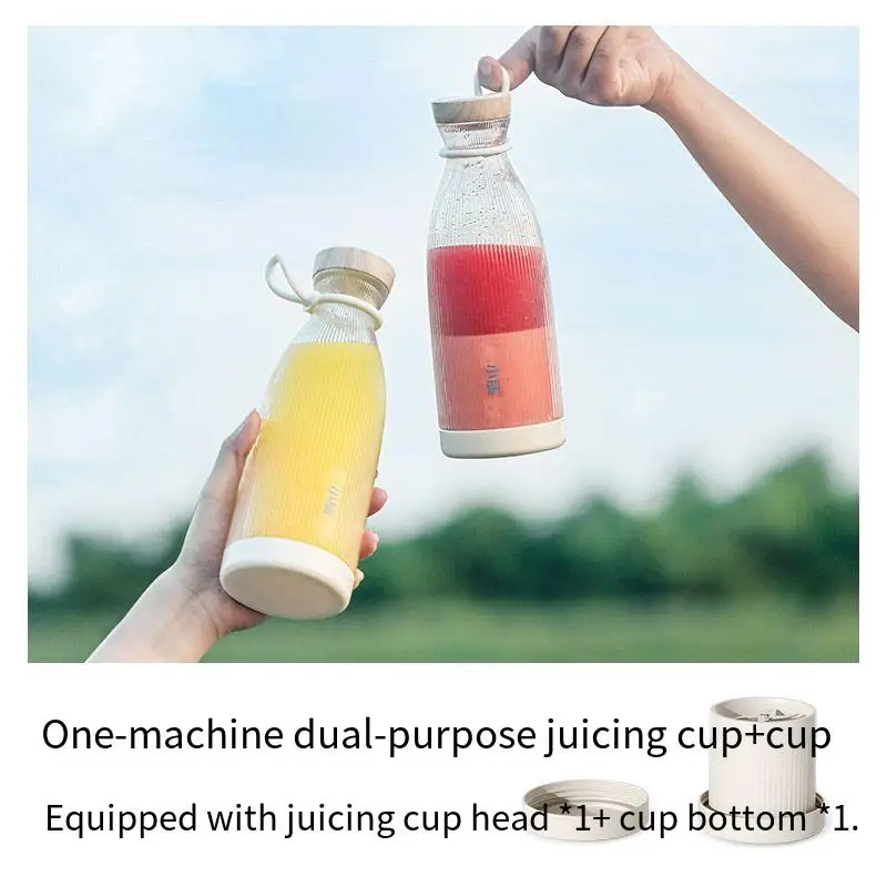 

Youpin Xiaozhi Juicer Small Crushed Ice New Portable Household Fruit Electric Multifunctional Mini Frying Juice Cup