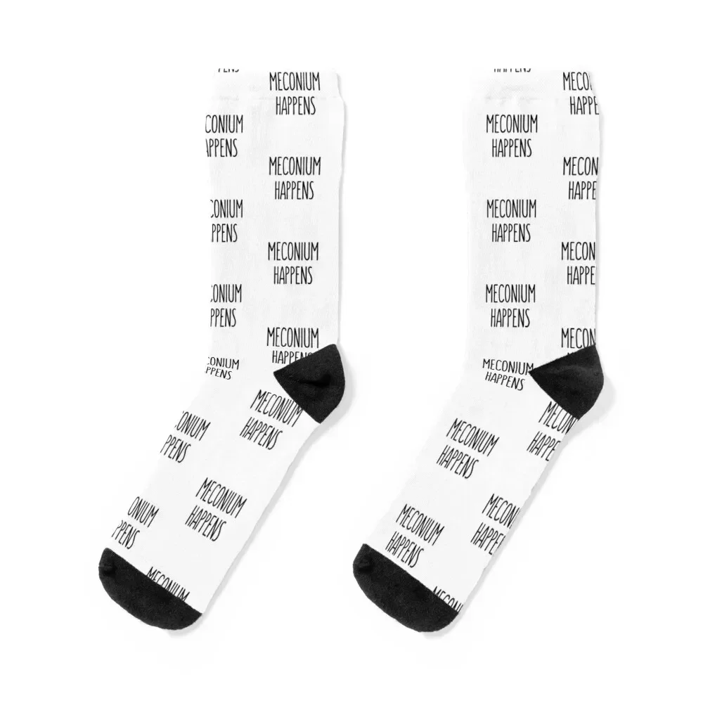 Meconium Happens Socks kids Non-slip luxe Male Socks Women's
