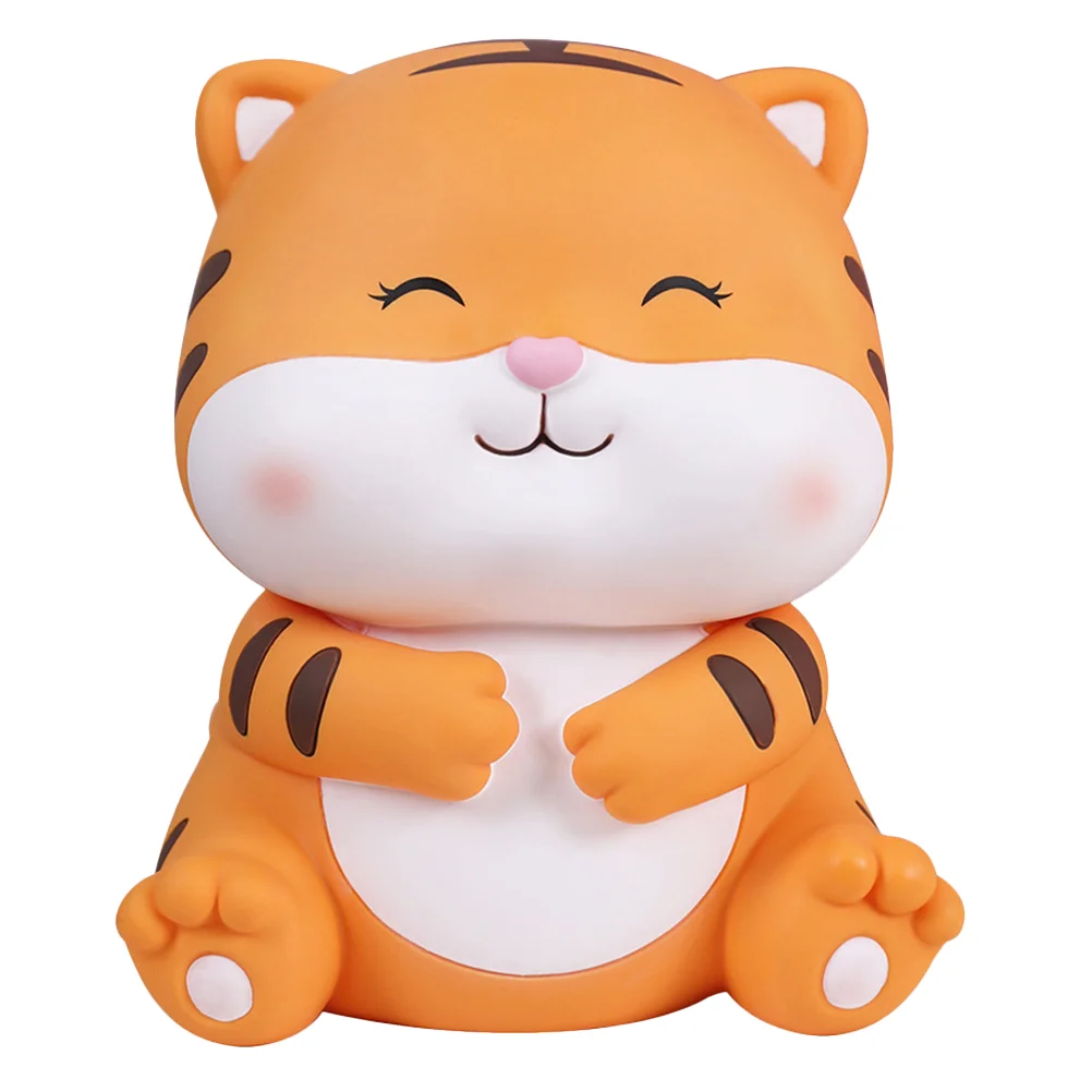 

Year of The Tiger Piggy Bank Creative Coin Container Kids Fashion Saving Jar Girls Desk Money Pot