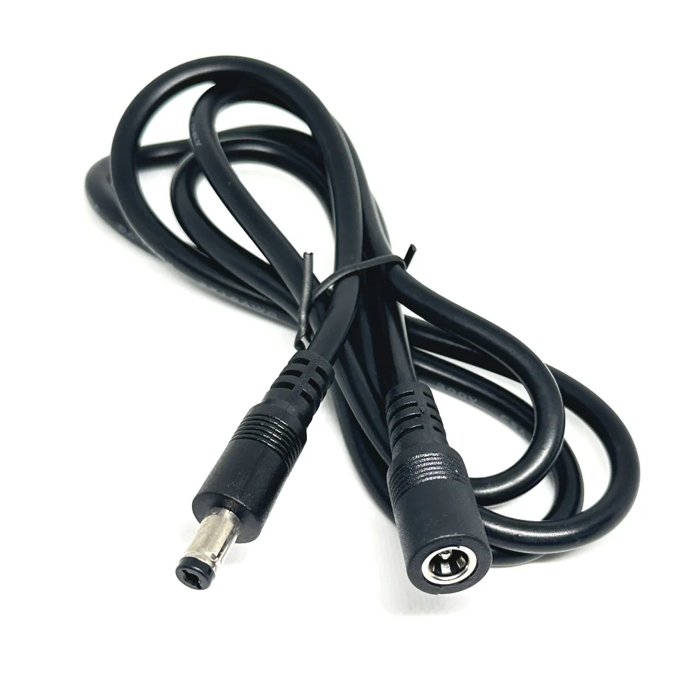 DC Power Cable 5.5mm x 2.1mm DC Cable 12V 18AWG Extension Cord Male Female DC Cable For CCTV Camera LED Lights