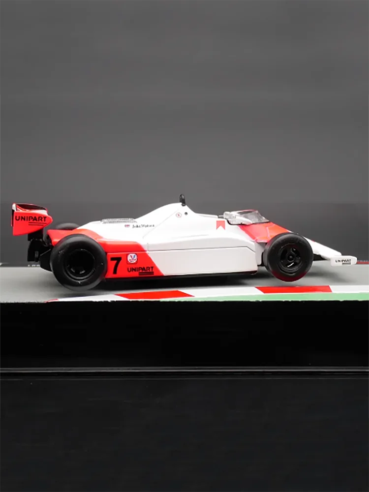 Diecast 1:43 Scale IXO F1 Racing MP4/1 1981 John Watson Alloy Vehicle Model Finished Simulation Collection Decoration Gift Toys