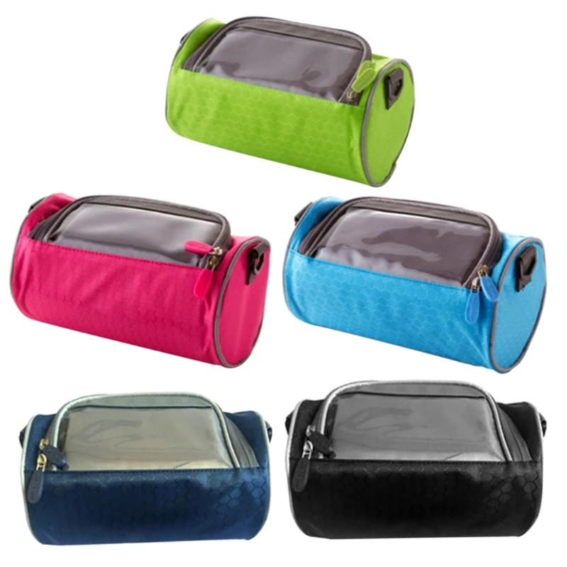 

Removable Shoulder Strap, Waterproof, Handlebar Bag with Clear Bag, for Touch