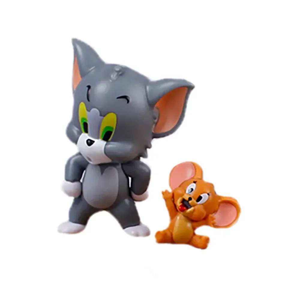 [Komik] 2 adet/grup Karikatür Anime Disney güzel Tom ve Jerry Aksiyon figürü PVC oyuncaklar heykeli koleksiyon modeli çocuklar noel hediyesi