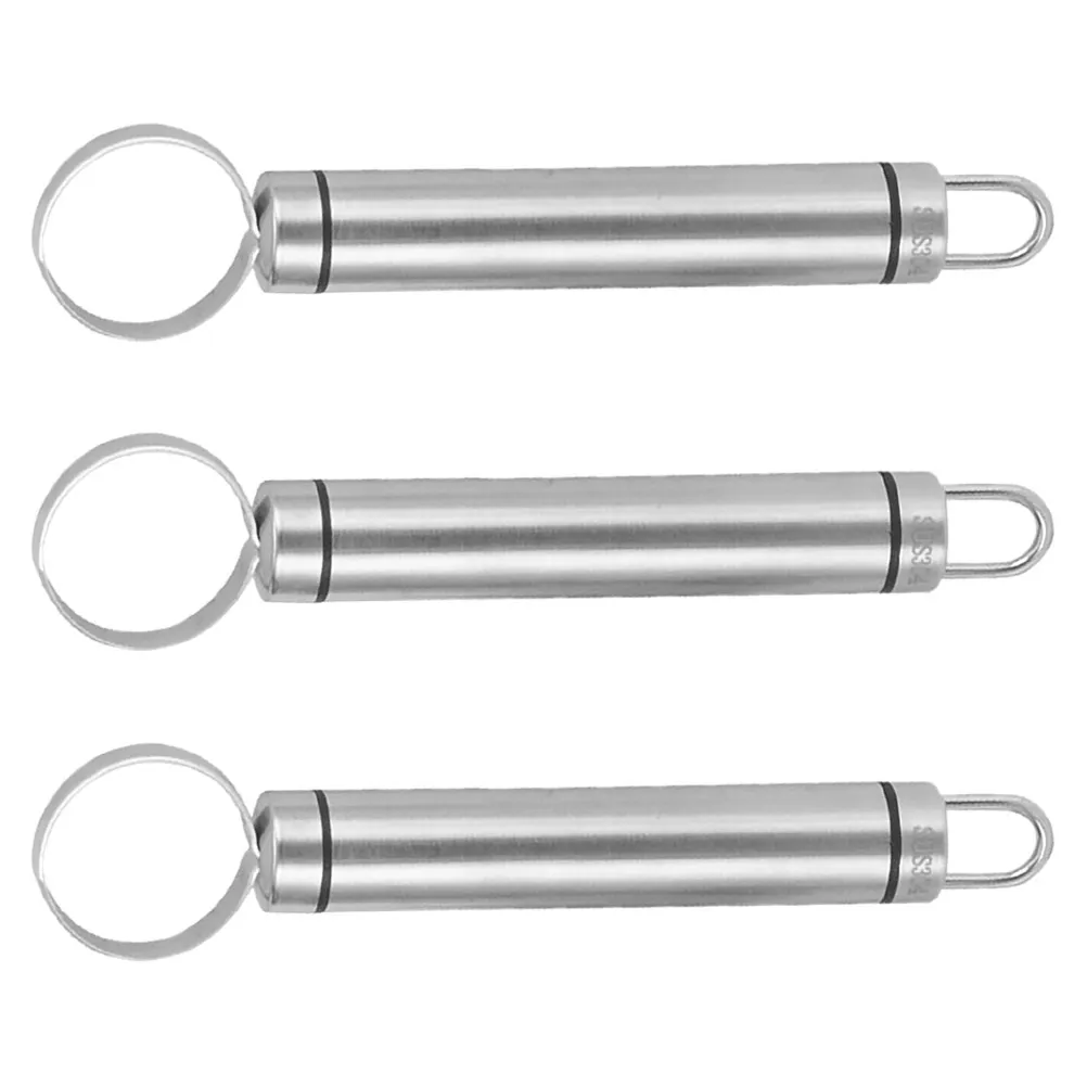 

3Pcs Stainless Steel Fruit Corer Tool Peach Pear Cherry Date Olive Pitter Core Remover Kitchen Utensil Efficient Easy Use