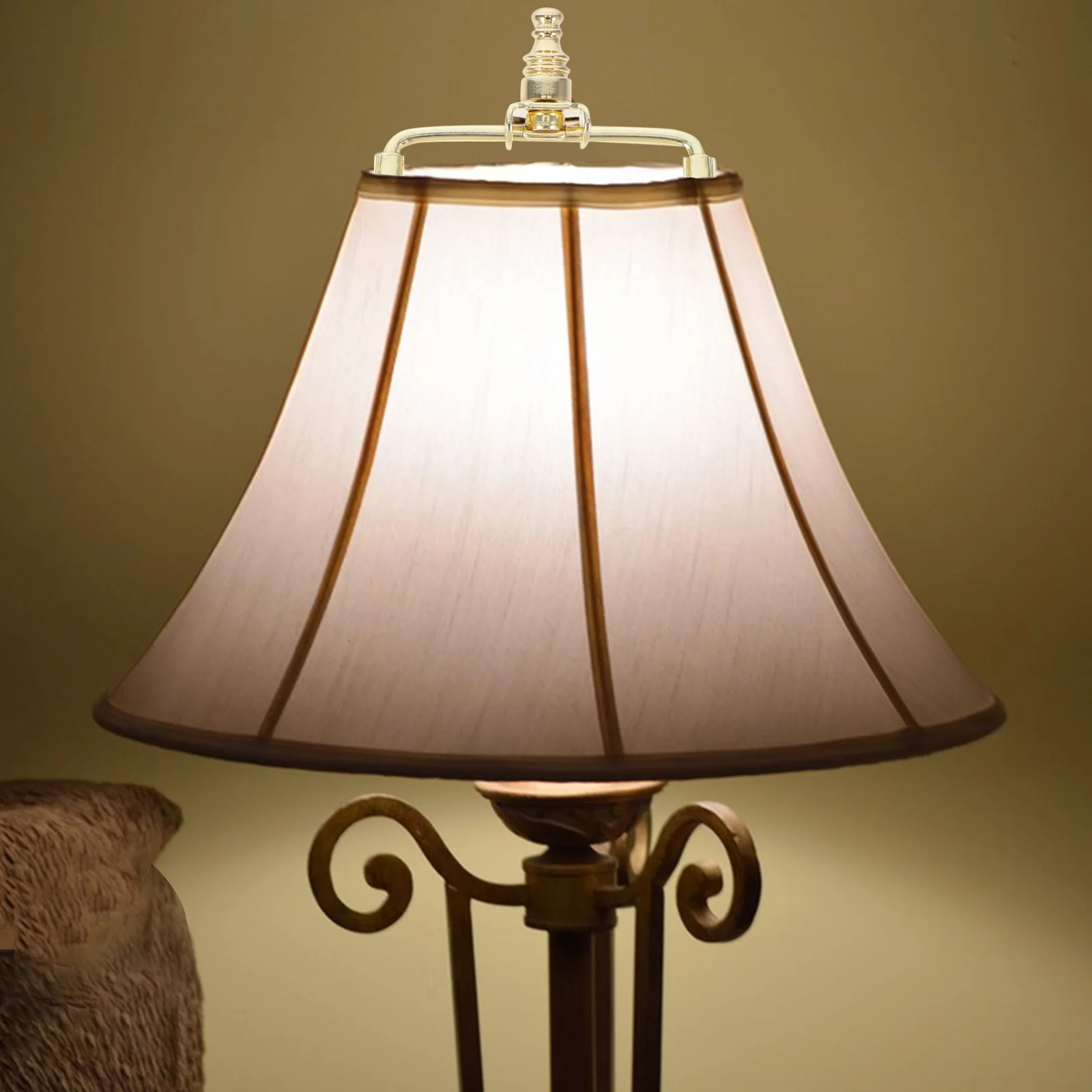 

1 set Lamp Shade Support Frame Adjustable Height Extension Spider Lamp Parts Replacement Kit Iron Material Base Accessories