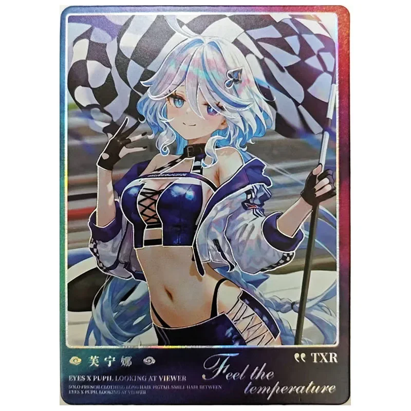 Anime Godin Verhaal Zeldzame A6 Size TXR Collectible Card Silver Wolf Lumine Sparkle Firefly Nilou Kafka Speelgoed voor jongens Verjaardagscadeau