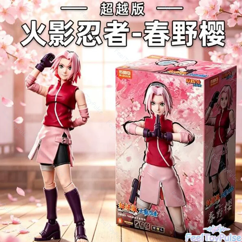 [Authentic] BLOKEES Naruto Beyond Edition Sakura Action Figure Building Block Model Toy Collectible Display Gift for Fans