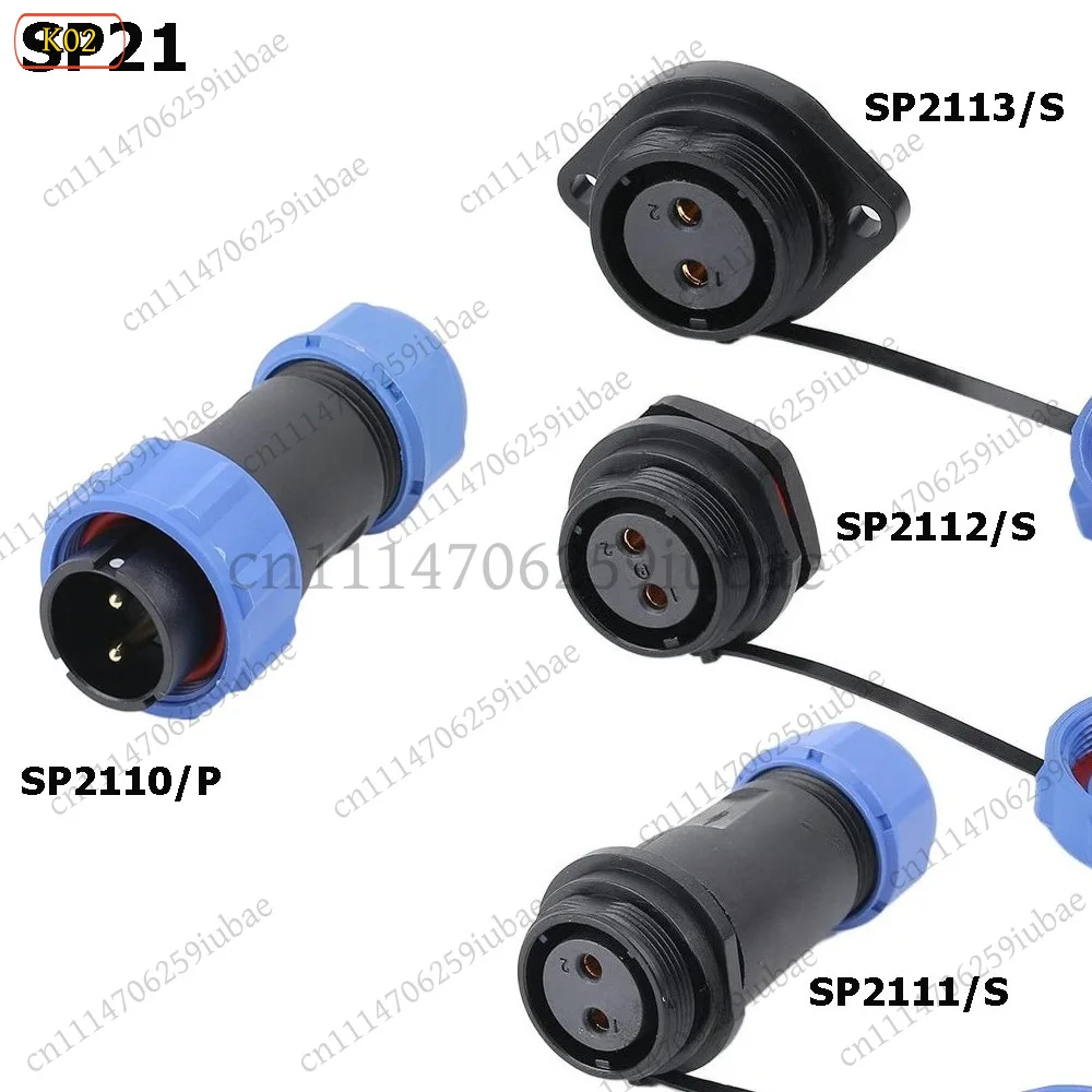 FC_ 2‑15Pin IP68 Waterproof Electrical Socket Connector Adapter For WEIPU SP21 Series Industrial Wiring Spare Parts