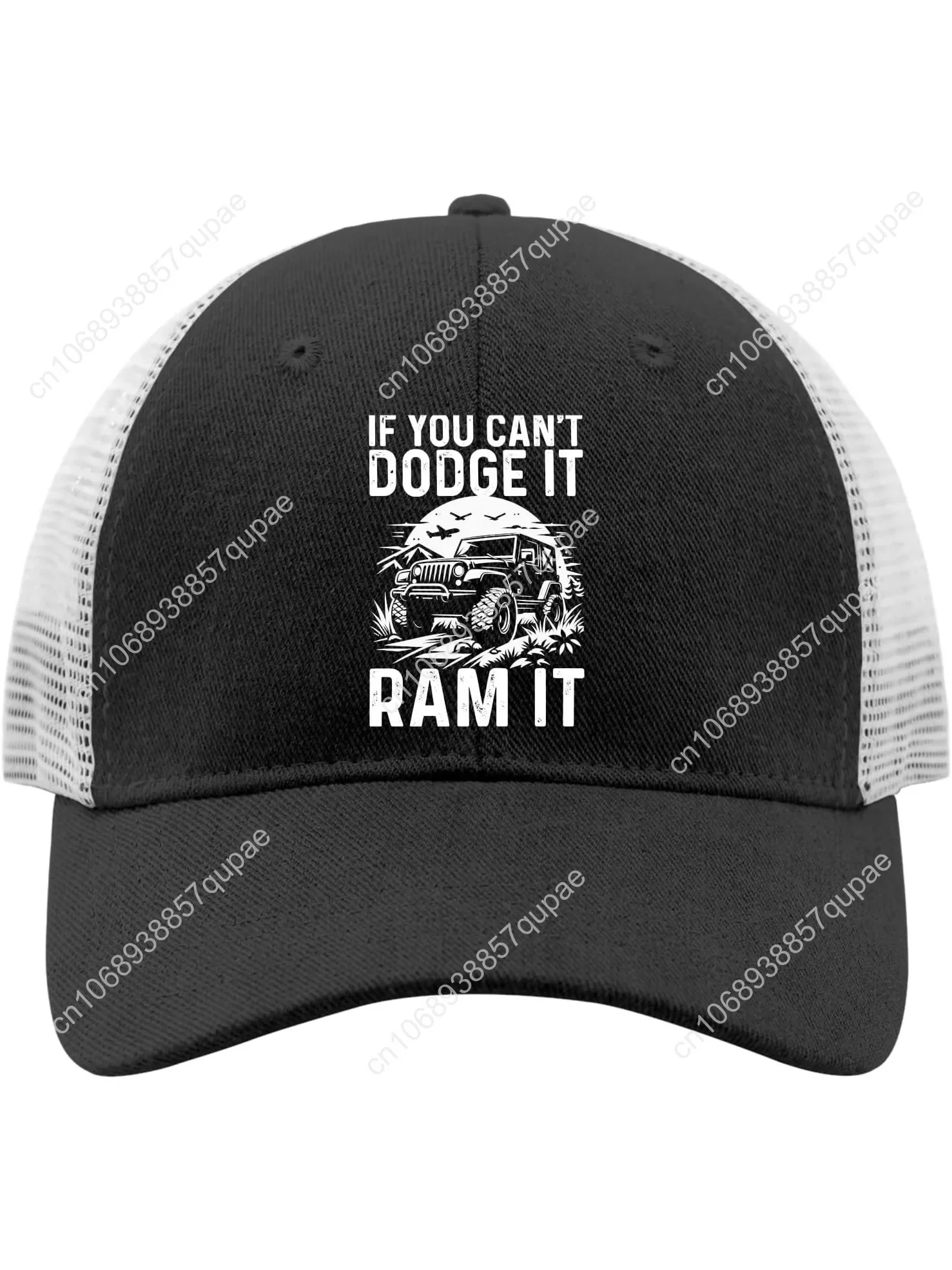 

If You Can't Dodges It Rams It Funny Hats for Women Funny Baseball Cap Vintage Washed Ball Caps