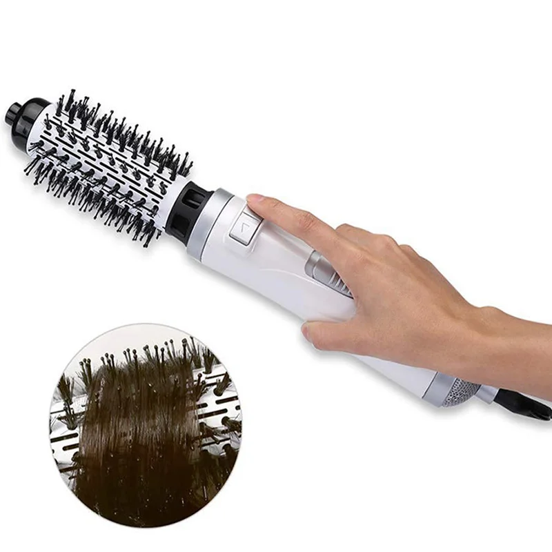 Professional Salon One Step Hair Dryer Brush 3 in 1 Multi Automatic Rotating Hot Air Comb Styling for All Hair Types