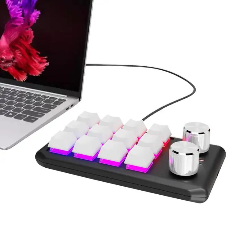 

12 Keys Game Keyboard Multifunctional Portable Keypad For Shortcut And Game Game Equipment PC Accessories Ergonomic Keyboard