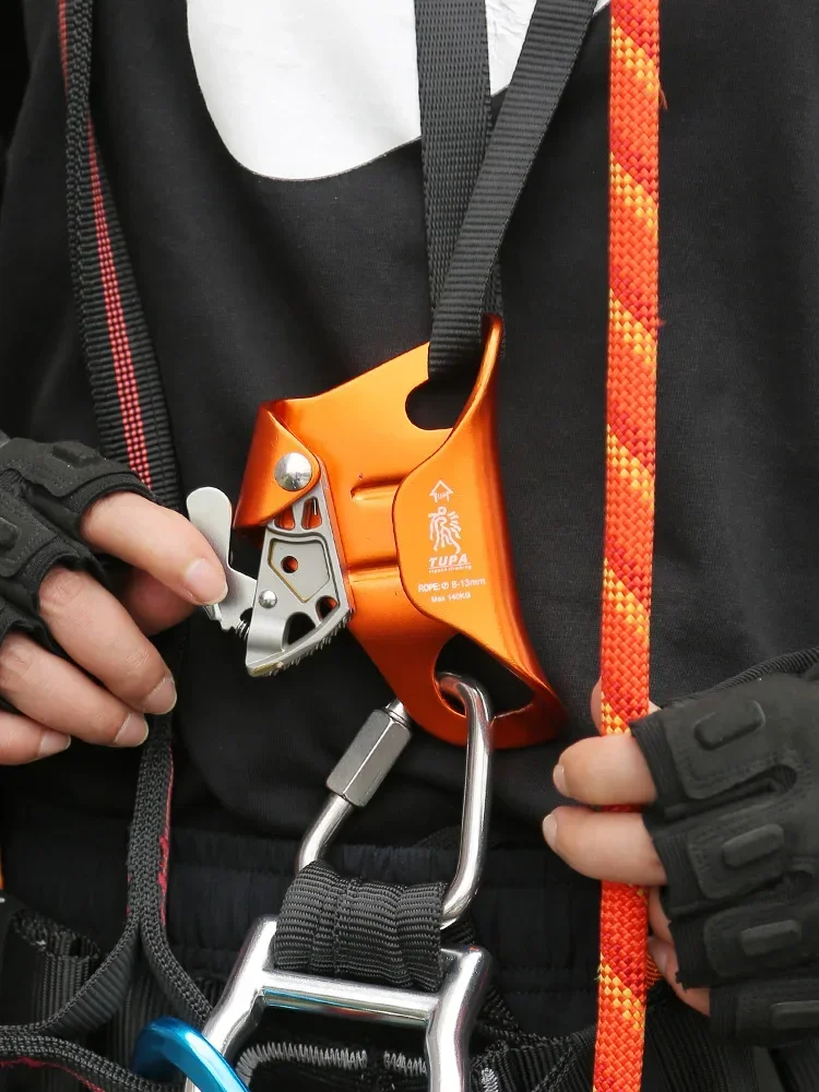 في الهواء الطلق تسلق الصخور الصدر الصاعد SRT جهاز تسلق الجبال الصدر تصاعدي تسلق حبل أدوات الصاعد وحبل متسلق