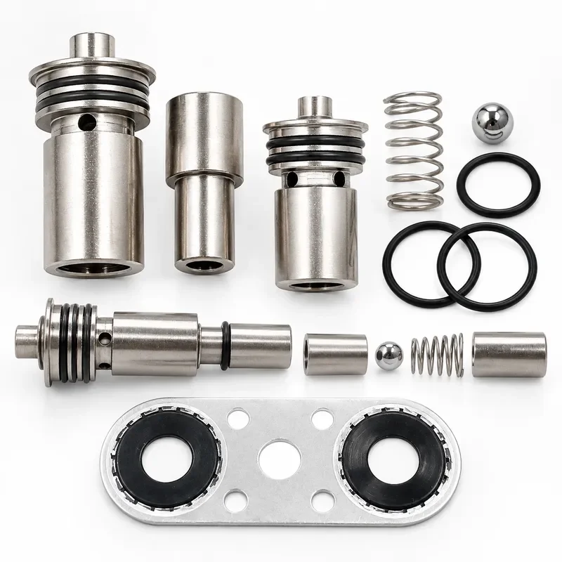 Cooler Flow Bypass Valve Kit Upgrade For Cadillac Chevy Transmission 2014-Up GM 6L80 6L90, 2016-Up 8L90 8L80 8L90E