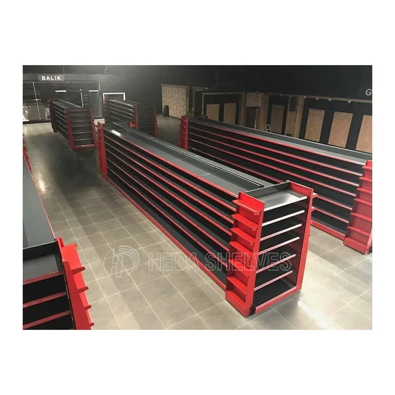 

custom.Heavy Duty Supermarket Shelving Metal Display Shelves Gondola Shop Stands Retail Grocery Store Rack Shop Shelving
