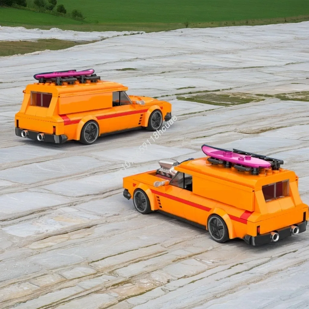 331 pièces MOC Holden Sandman Wheeler Dealers City Champions Super Car Blocs de construction pour développer la patience et la concentration Chr